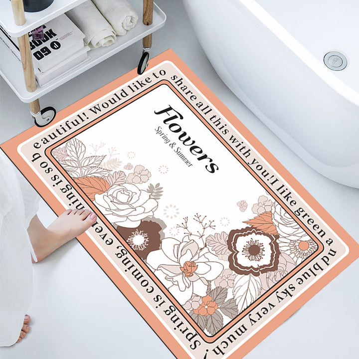 Elegant Decorative Bathroom Mat