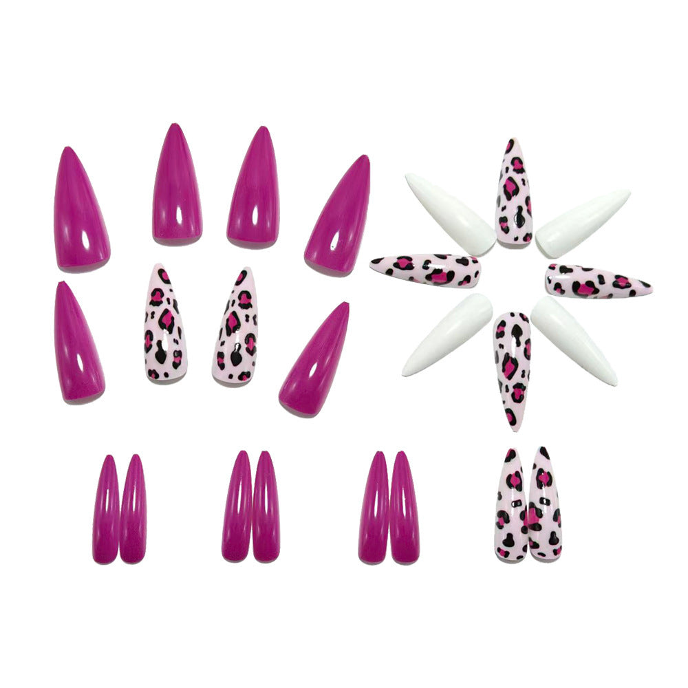 Modern leopard pattern artificial nails Kalsten