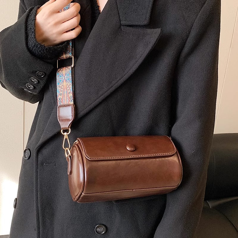 Retro Leather Crossbody Bag Kalsten