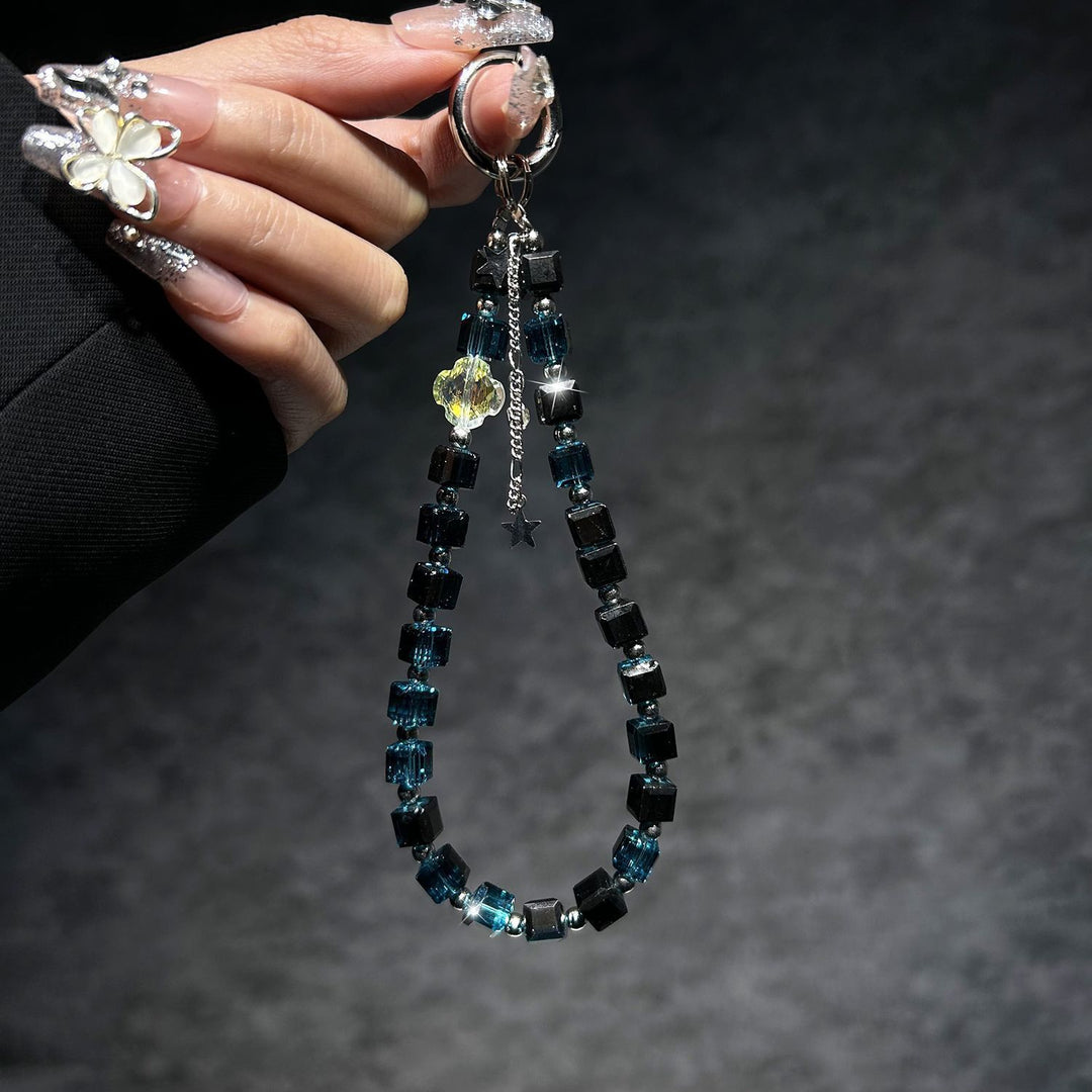 Decorative Crystal Bead Keychain Kalsten
