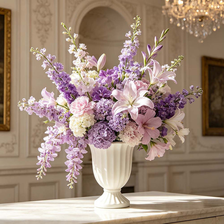 Elegant Fluted Decorative Planter Kalsten