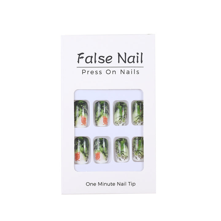 Artificial nails with bamboo design Kalsten