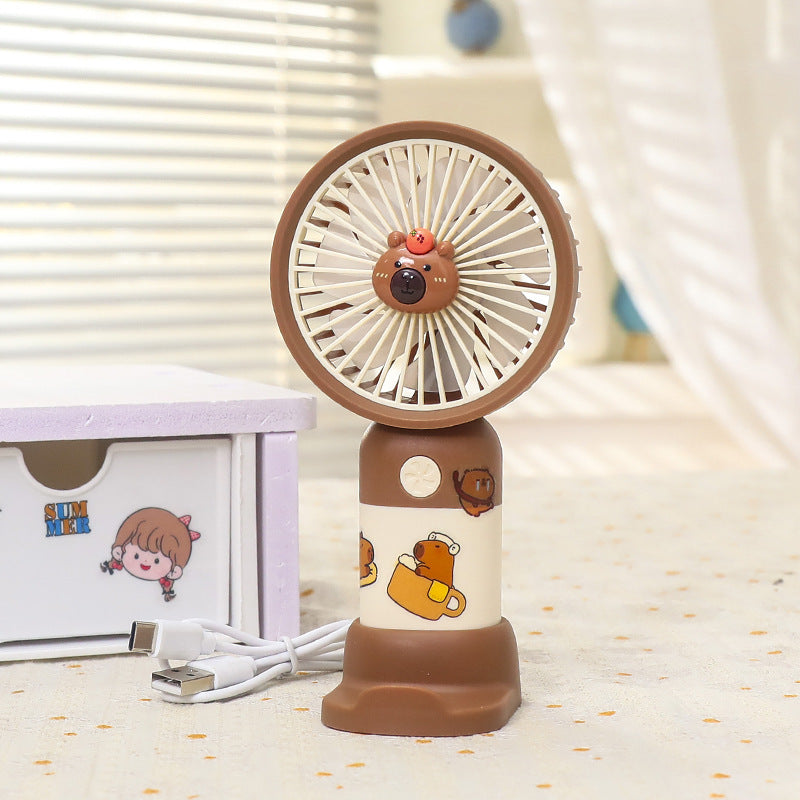Women’s portable hand fan in cute bear design Kalsten