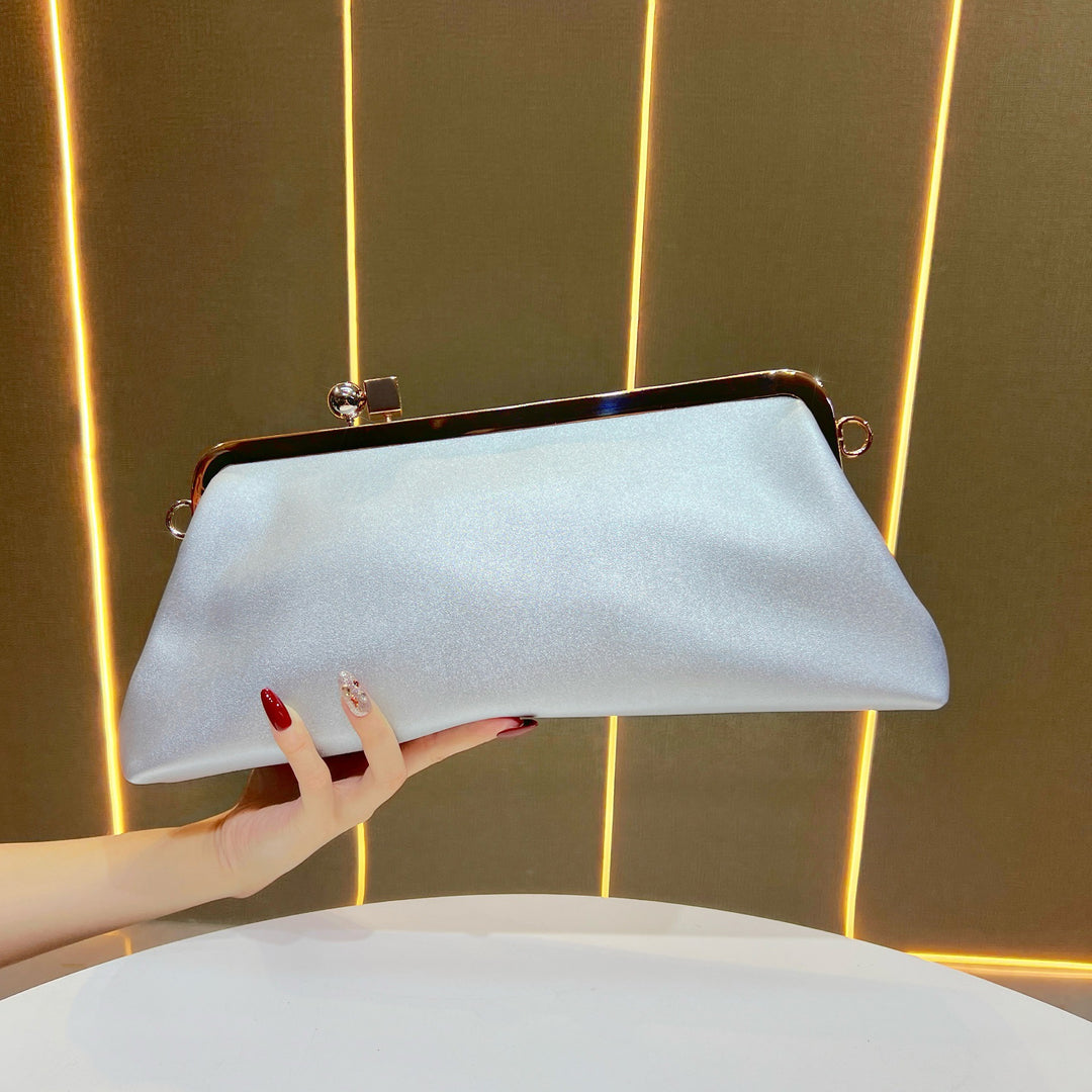 Stylish Satin Evening Clutch