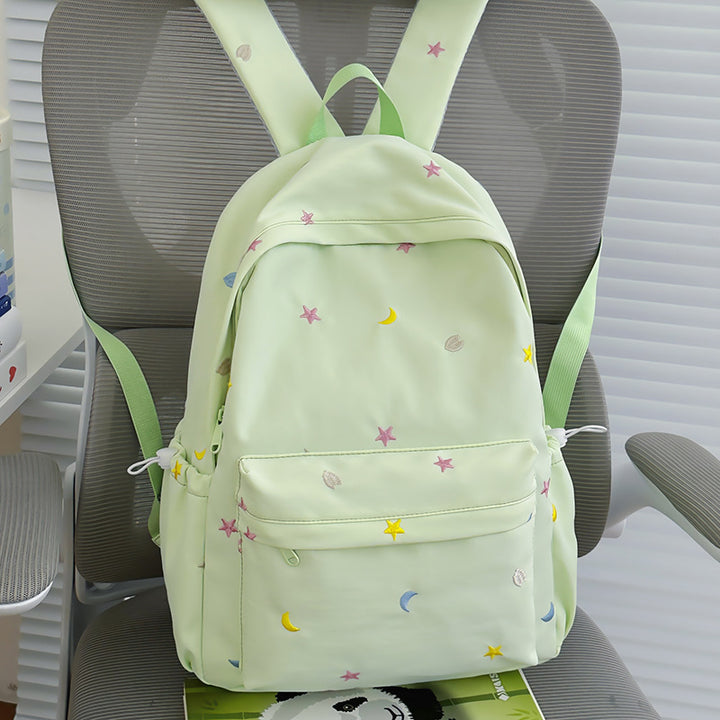 Embroidered Moon and Star Backpack Kalsten