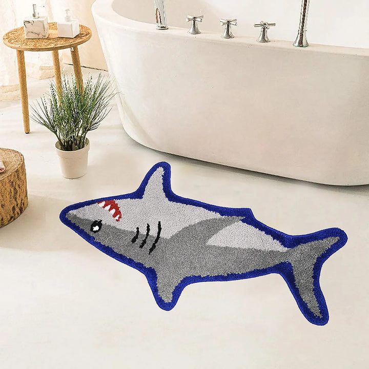 Wave Pattern Plush Area Rug