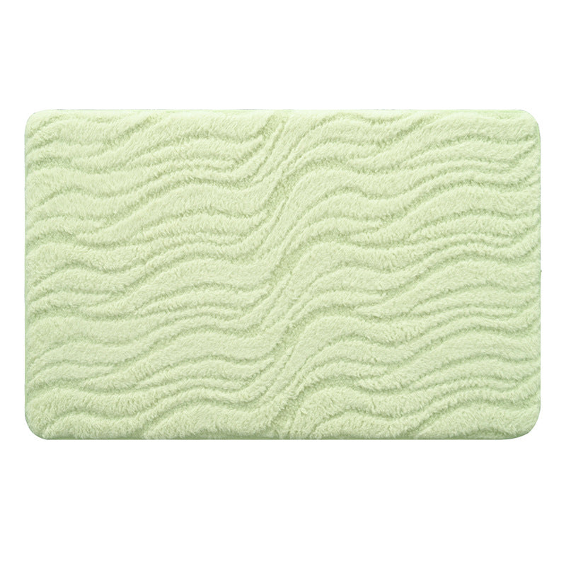 Soft Wave Pattern Bathroom Mat Kalsten