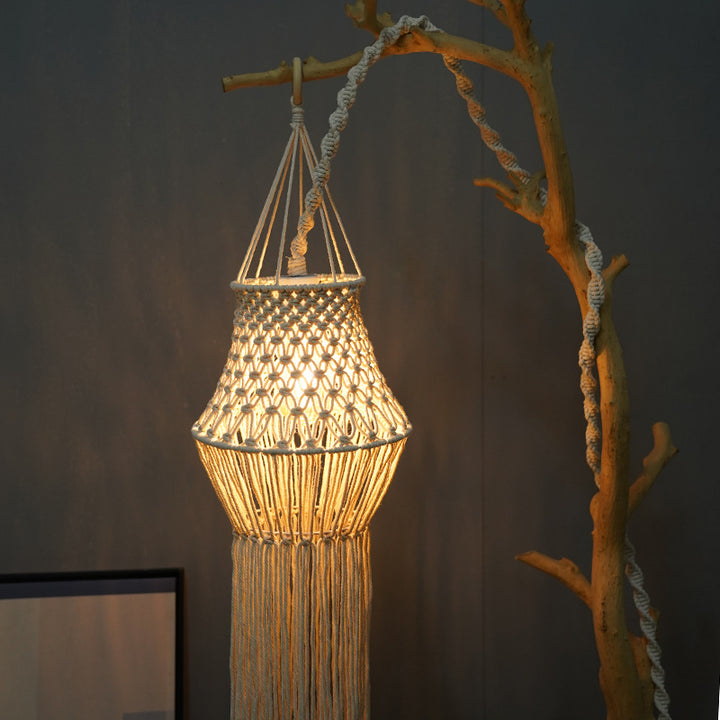 Macramé Pendant Light Shade Kalsten