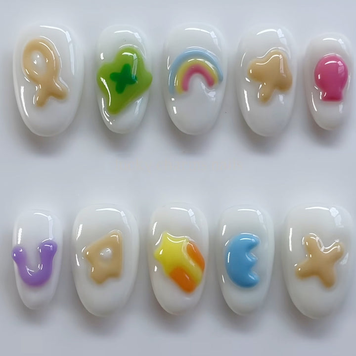 Thematic Artisan Press-On Nail Set Kalsten