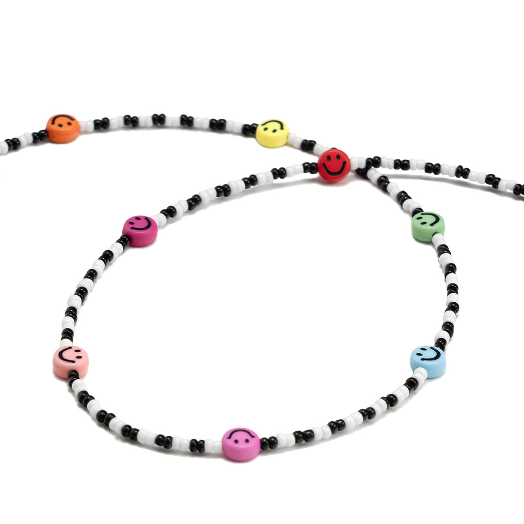 Colorful Smiley Beaded Eyewear Chain kalsten