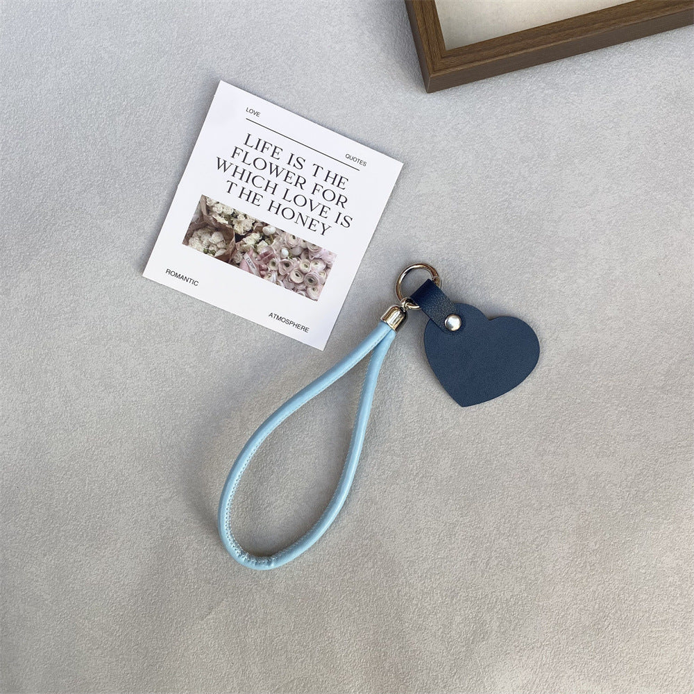 Leather Heart Keychain kalsten