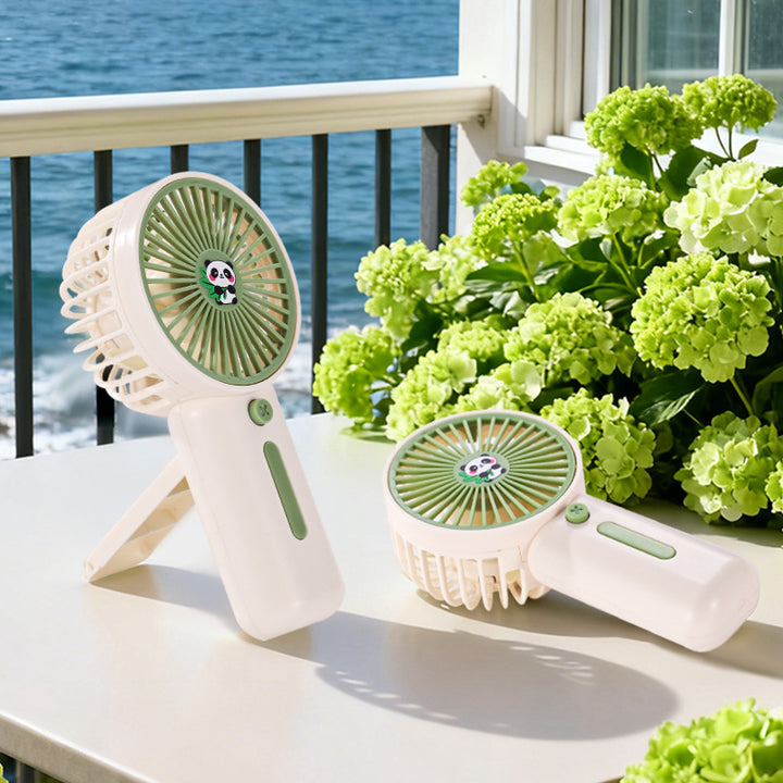Women's Portable Mini Hand Fan in Creative Panda Design Kalsten
