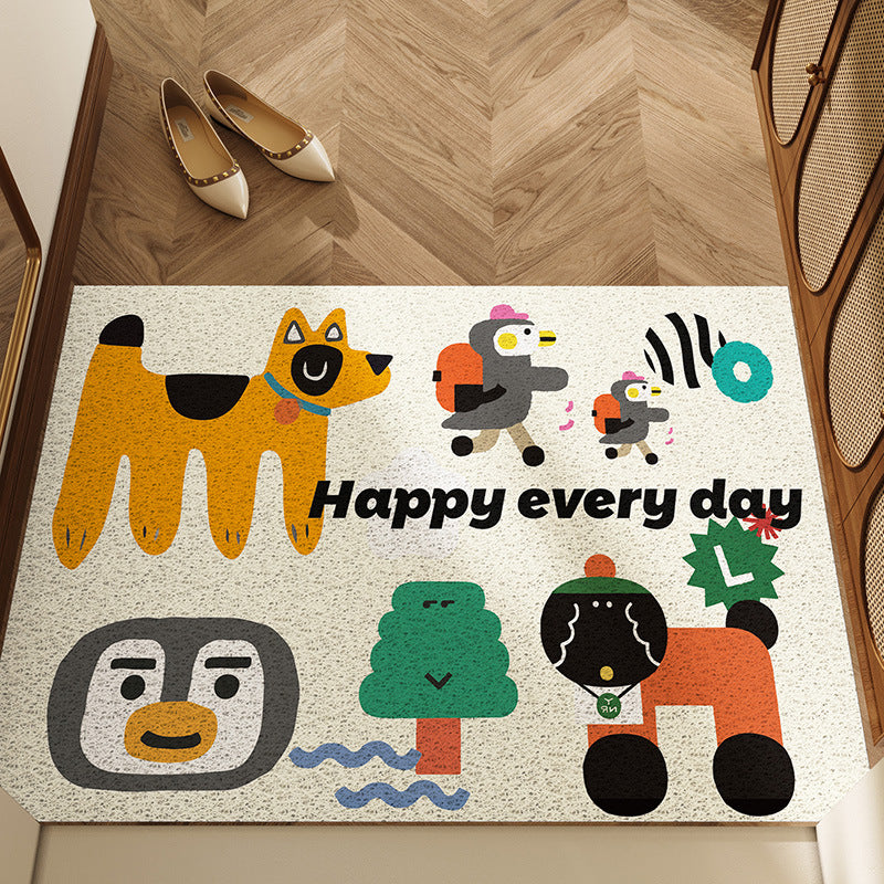Decorative Heart Pattern Area Mat