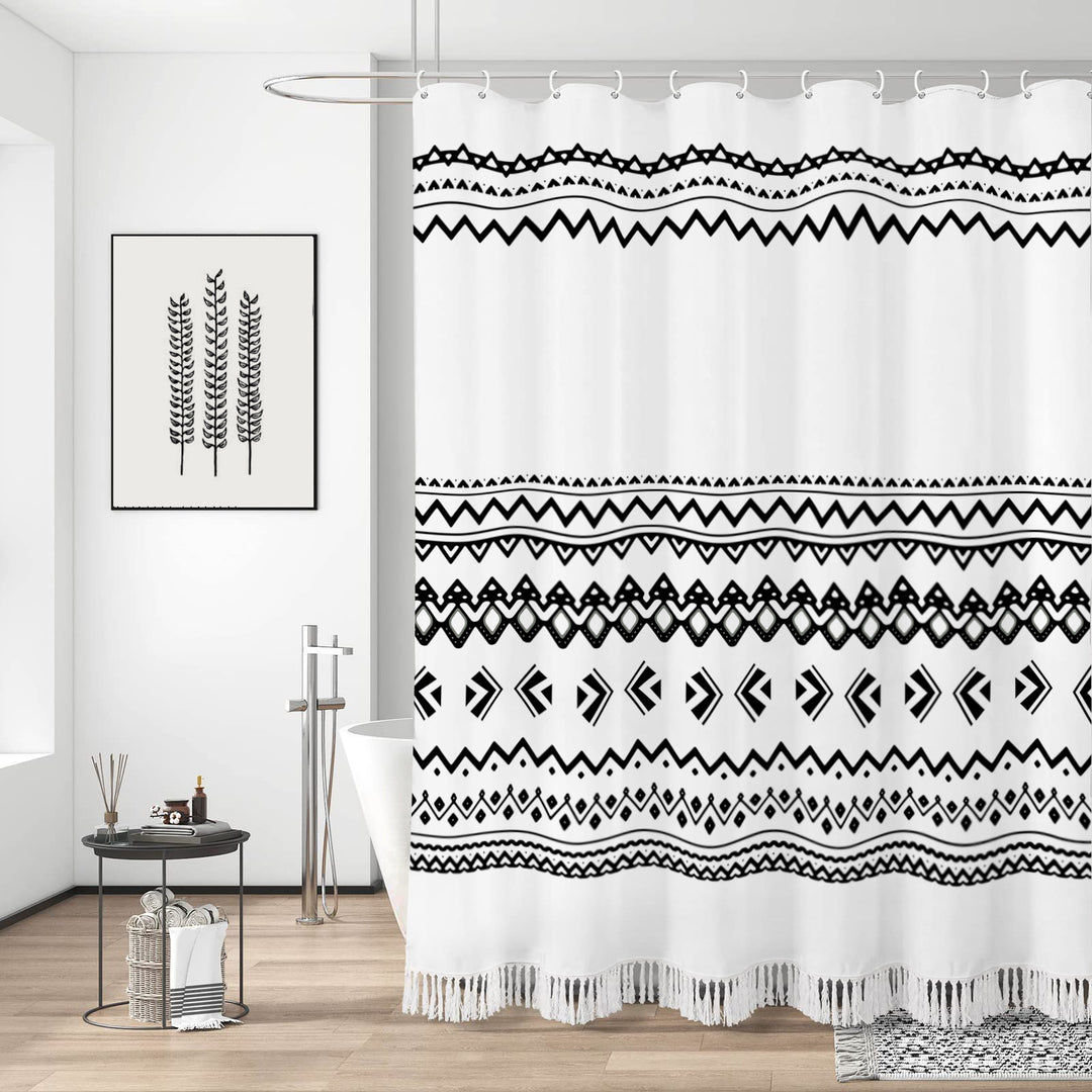 Artisan Stripe Shower Curtain Kalsten