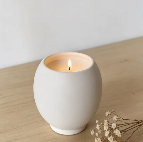 Elegant Minimalist Ceramic Candle Holder Kalsten