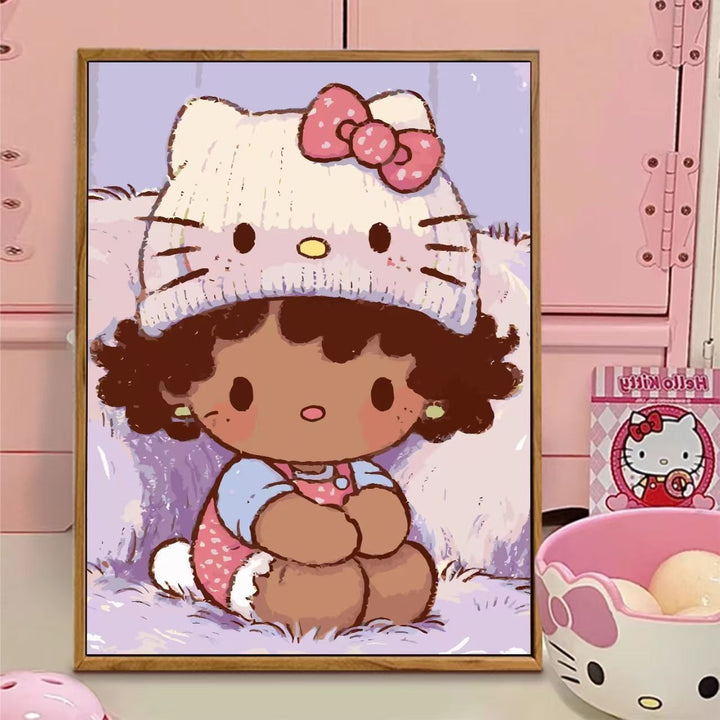 Cute Cartoon Character Canvas Art Kalsten