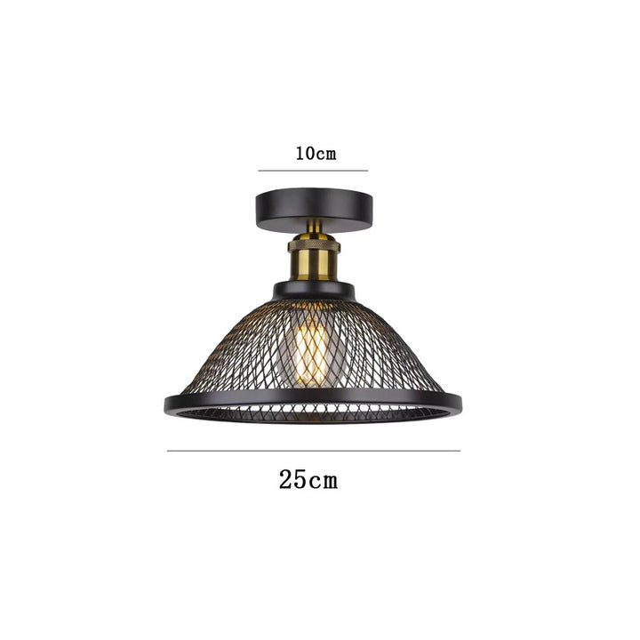 Industrial Mesh Pendant Light