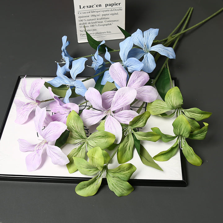 Elegant Faux Orchid Floral Stems