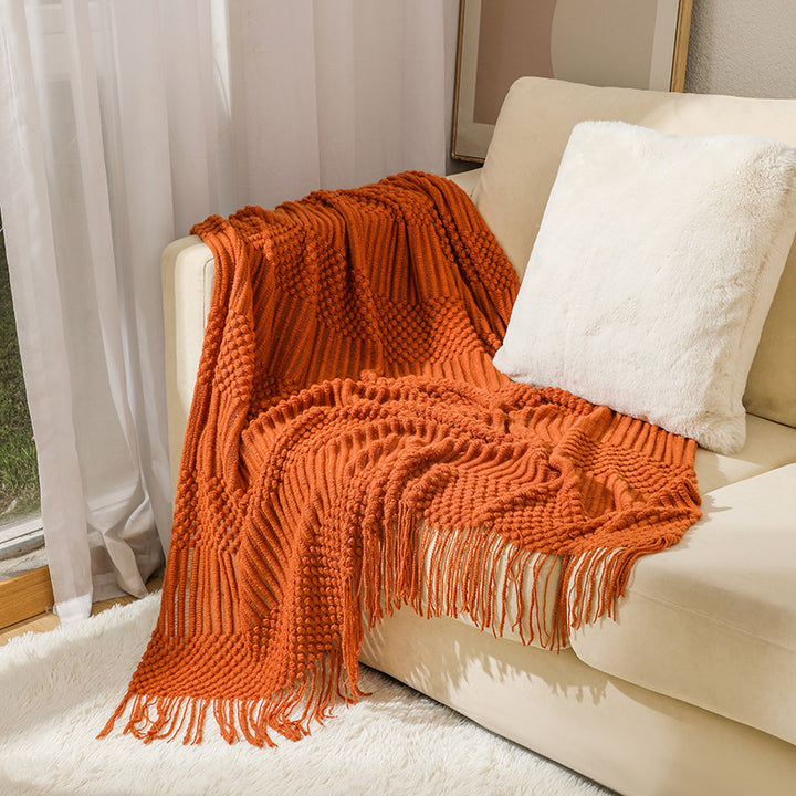 Textured Knit Scarf Kalsten