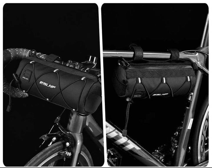 handlebar storage bag with elastic bungee organizer and water-resistant durable fabric Kalsten