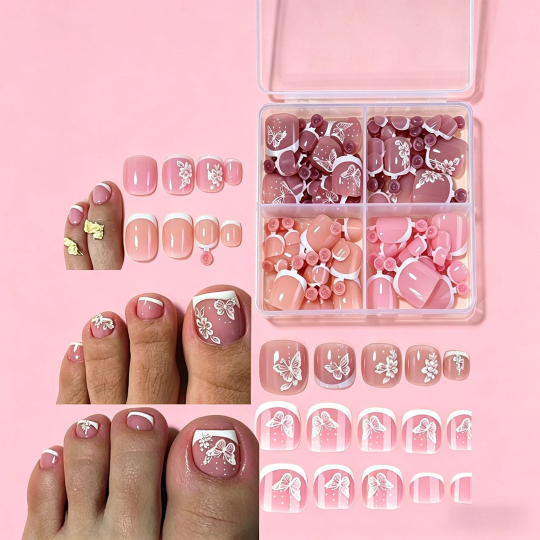 Elegant Press-On Nail Art Set