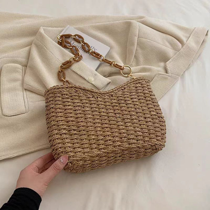 Handbag with chain carry handle Kalsten