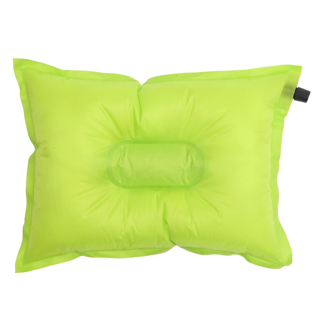 compact ultralight inflatable travel pillow with built-in valve and contoured head cradle Kalsten
