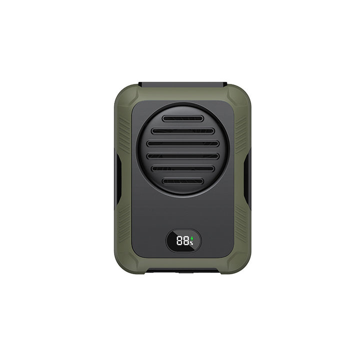 Women portable, hands-free mini fan with digital display Kalsten