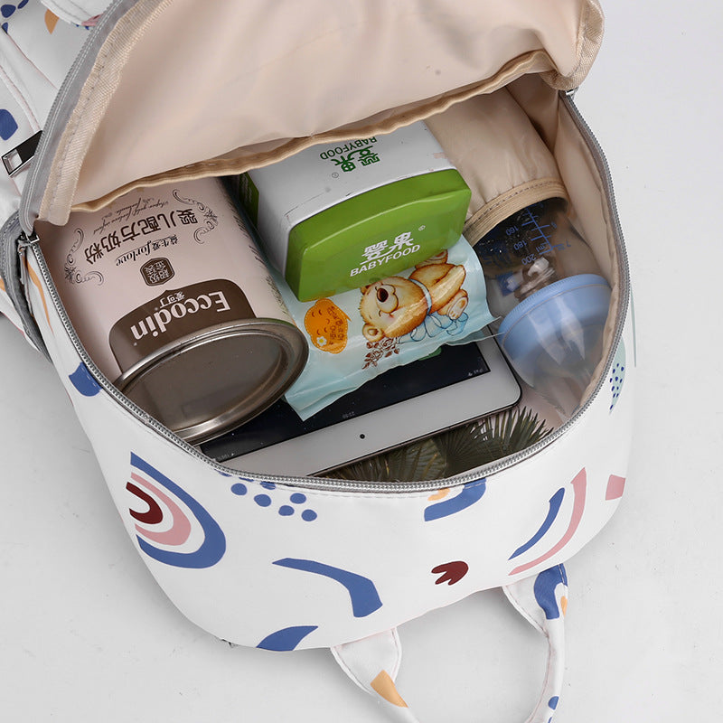Playful Graphic Print Backpack Kalsten
