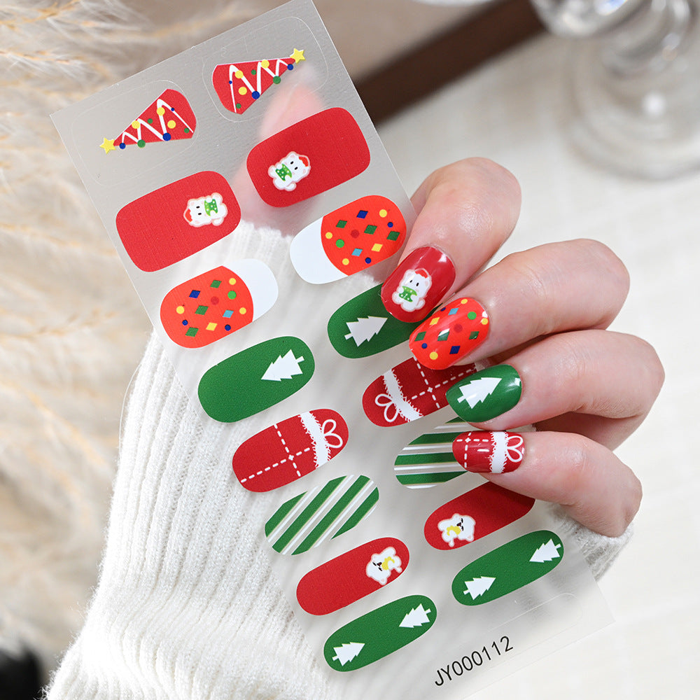 Holiday-Themed Nail Art Stickers