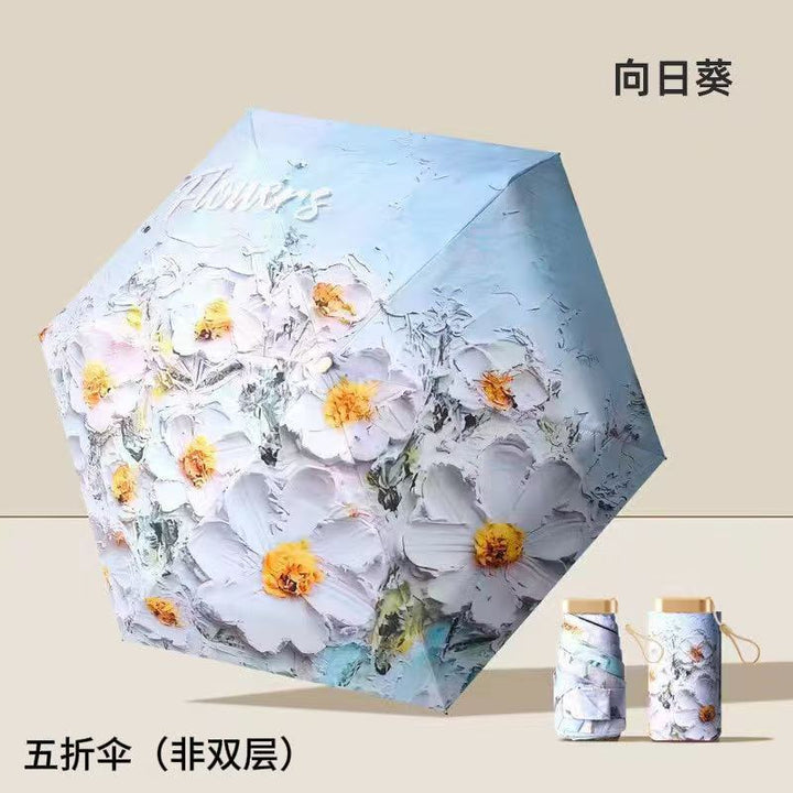 Women's compact UV protection umbrella with state-of-the-art folding mechanism Kalsten