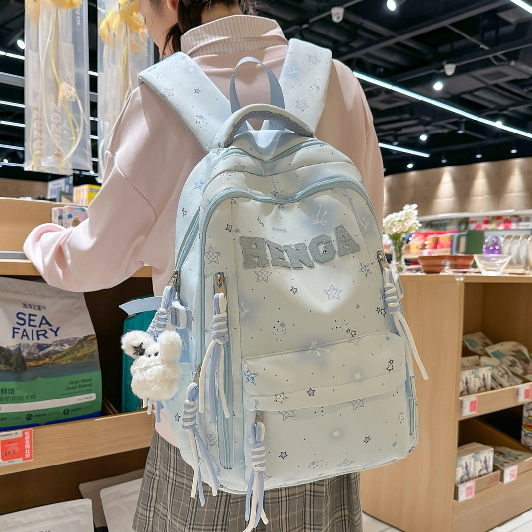 Stylish Multi-Functional Backpack with Decorative Accents Kalsten