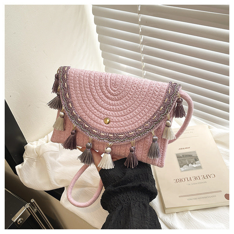 Bohemian Woven Clutch Bag Kalsten
