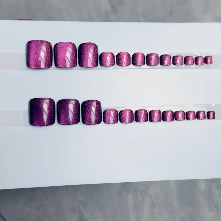 Iridescent Press-On Nail Collection Kalsten