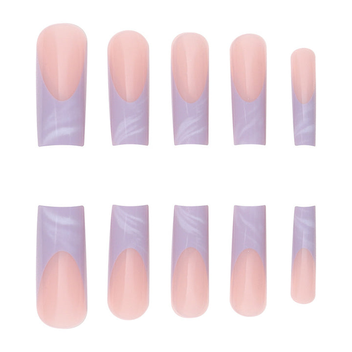 Long Acrylic Press-On Nail Set with Ombre Effect Kalsten