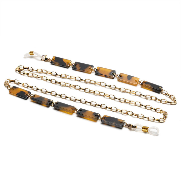 Chunky Abstract Pattern Eyewear Chain kalsten