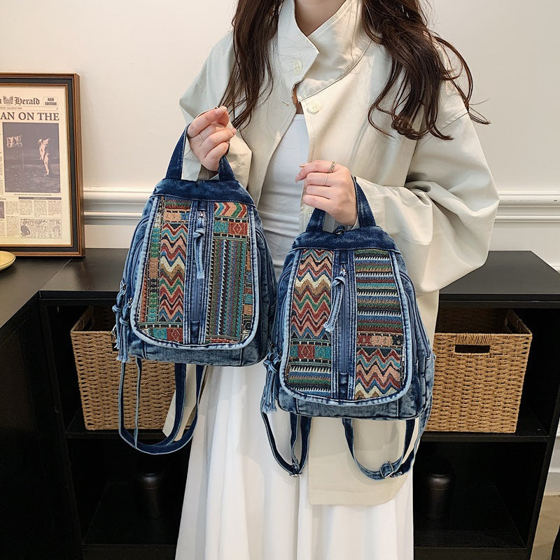 Stylish Ethnic Patterned Backpack Kalsten