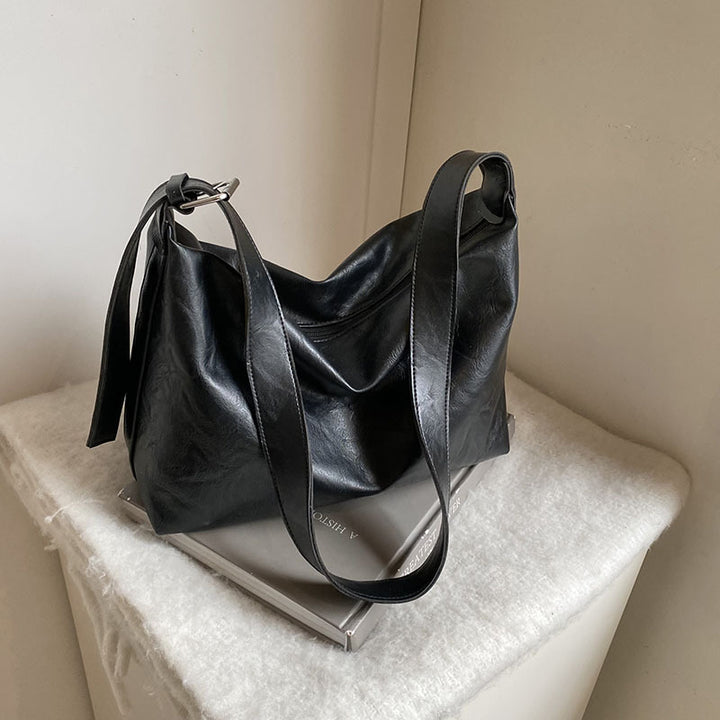 Slouchy Leather Tote Bag