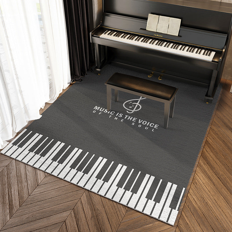 Music-Themed Area Rug