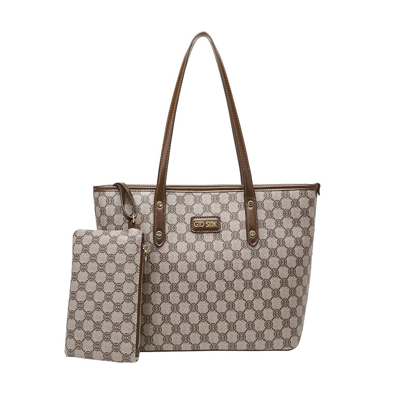Elegant Multi-Pocket Tote Bag