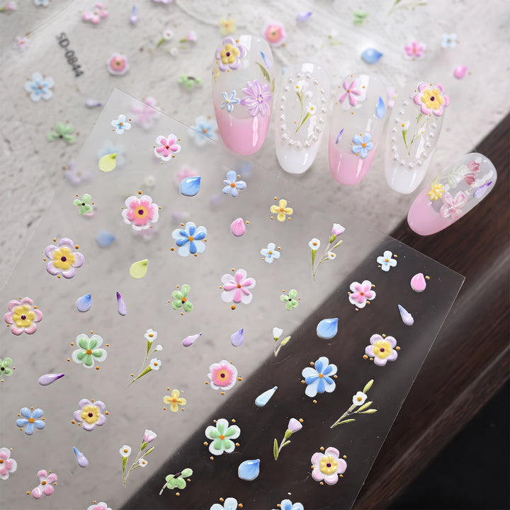 Floral Nail Art Stickers