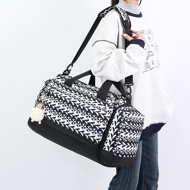 Stylish Patterned Duffle Bag Kalsten