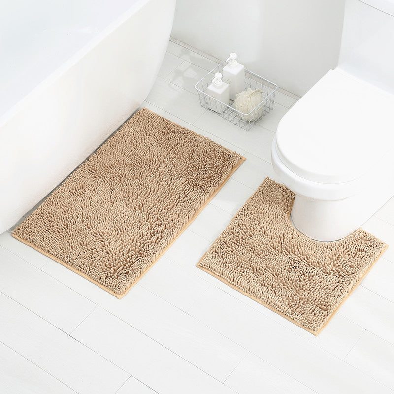 Soft Chenille Bath Mat Set Kalsten