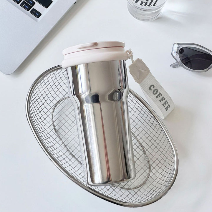 Ladies thermos mug with stylish flower design Kalsten