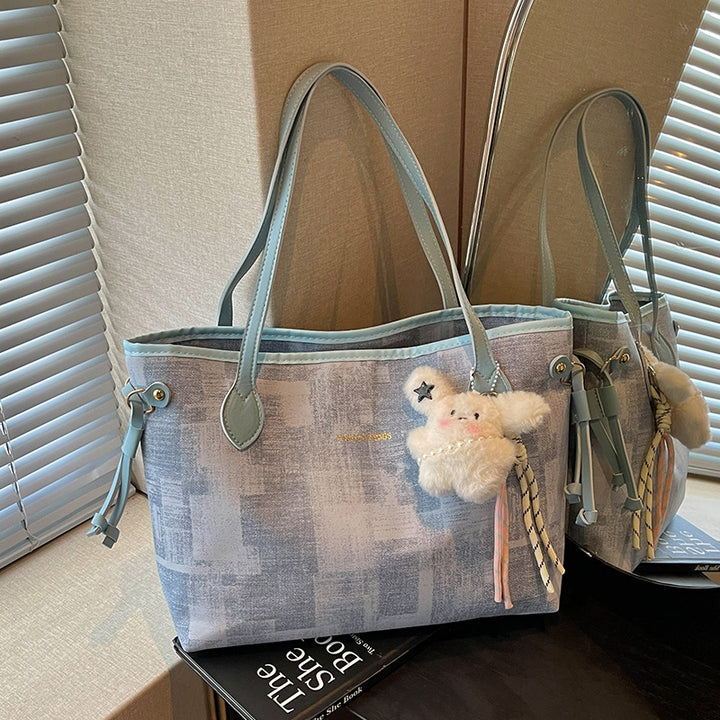 Textured Tote Bag