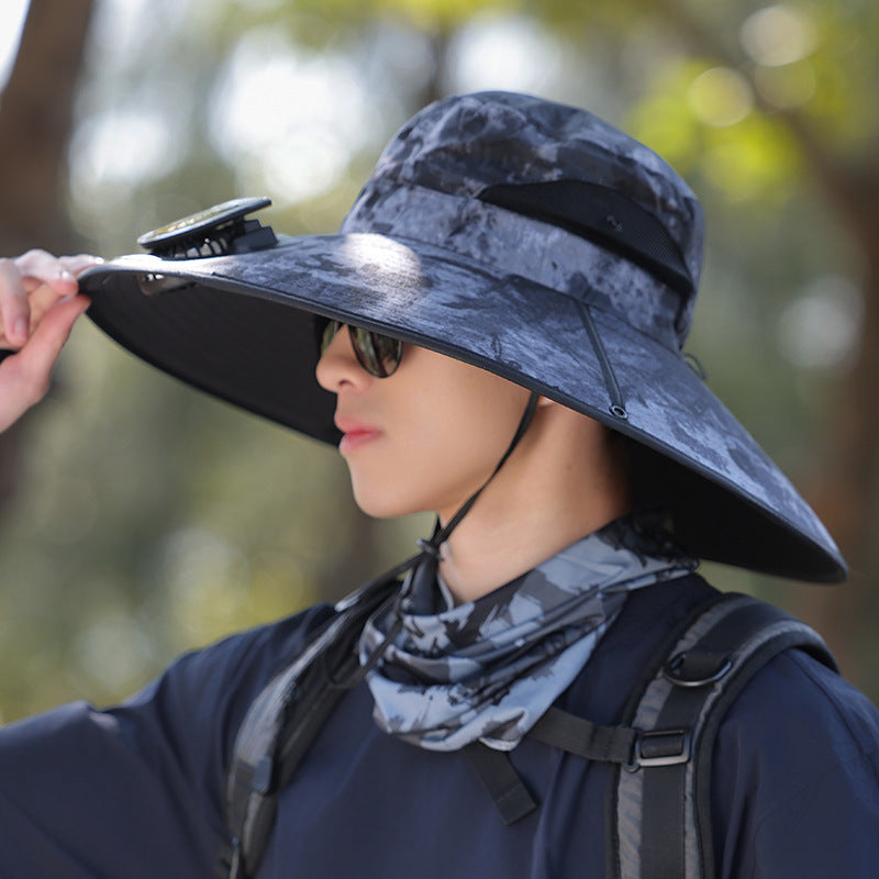 wide-brimmed outdoor sun hat with UV protection, breathable mesh, and adjustable chin strap Kalsten