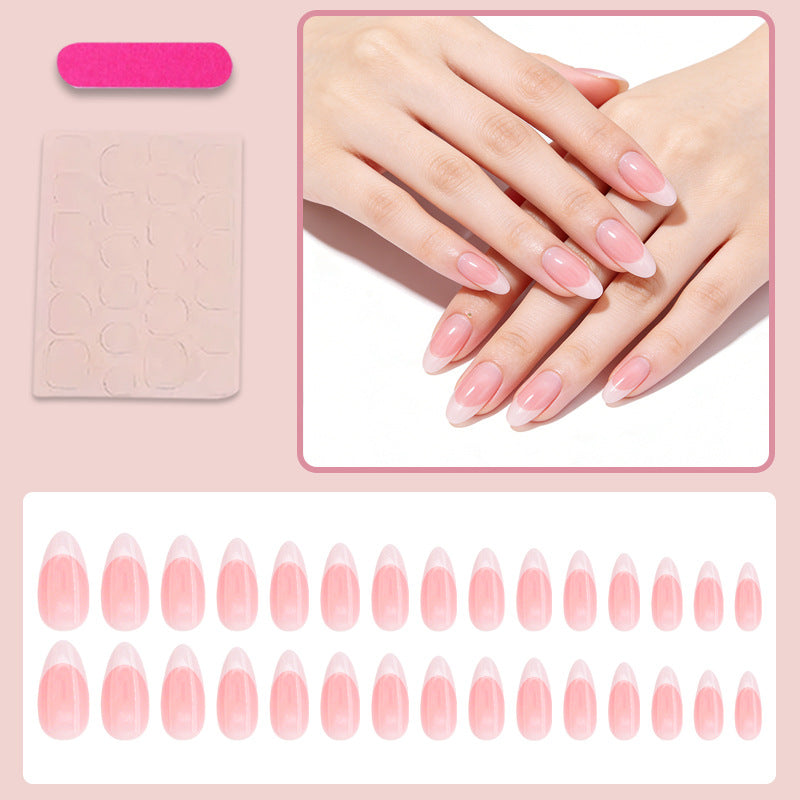Artificial nails with elegant French tip Kalsten
