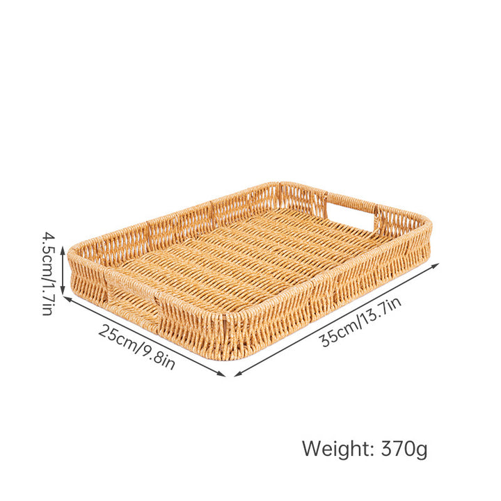 Rectangular Woven Serving Tray Kalsten