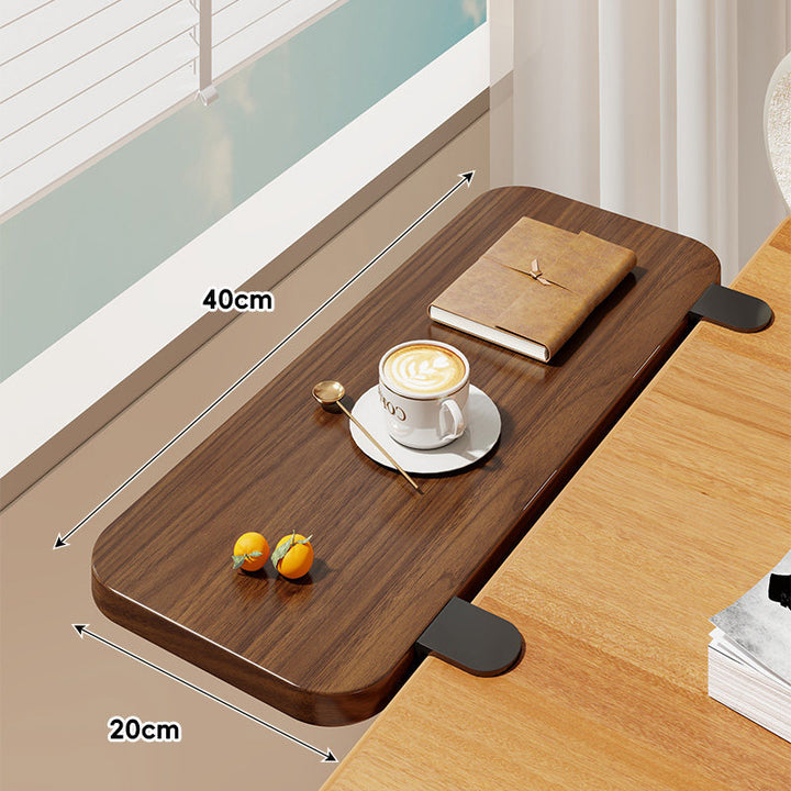 Clamp-On Window Sill Desk Extension Shelf