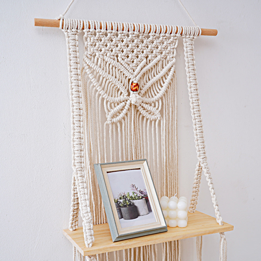 Decorative Macramé Swing Shelf Kalsten